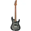 Image de Ibanez Guitare électrique AZ24S1F, finition « Sunburst » noir transparent (Guitare électrique, Érable), Guitare, Noir, Transparent