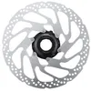 Image de Shimano disque de frein RT-EM300180 mm en acier inoxydable serrure centrale argentée