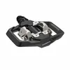 Image de Pedale vtt automatique shimano pd-me700 double enclenchement avec plateforme noire avec cales (paire)