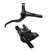 Image de Frein a disque vtt hydraulique shimano mt401 arriere noir durite 1700mm ajustable systeme double piston (sans disque) (kit)