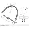 Image de Shimano Kit De Rayons Et Mamelons 300 Mm Wh-m9200-tl-f15-b-29 Ewhspokey0009 24 Unités One Size