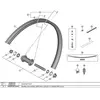 Image de Shimano Kit De Rayons Et Mamelons 299 Mm Wh-m9220-tl-f15-b-29 Ewhspokey000a 28 Unités One Size