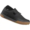 Image de Shimano, Unisexe, Chaussures de cyclisme, SH-GF 800 (38), Marron, Noir