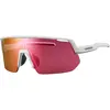 Image de Shimano, Unisexe, Lunettes de sport, Technium L-RD (Blanc, Blanc mat, Blanc mat / Ridescape Road, Red, ridescape tout-terrain, ridescape road), Rouge, Blanc