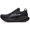 Image de Asics Gel Nimbus 25 Triple Black Sneakers Femmes Gris Graphite 1012B356-002 37