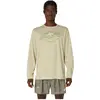 Image de ASICS Performance, Hommes, T-shirt de sport, Fujitrail Logo Langarm-Oberteil Grün (M), Vert, M