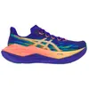 Image de Asics Superblast 3 Coupe Confortable Amorti Réactif Support Respirant Chaussures de Course Baskets Unisexes Bleu Orange Clair 1013A177-400 47 blue
