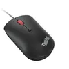 Image de Lenovo ThinkPad Compact - Souris - droitiers et gauchers - optique - 4 boutons - filaire - USB, USB-C - noir corbeau - OEM
