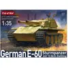 Image de Modelcollect Poing de guerre, WWII allemand E-60 heavy tank with twin