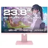 Image de JAPANNEXT JN-IPS238G120F-HSP - Écran LED - jeux - 23.8" - 1920 x 1080 Full HD (1080p) @ 120 Hz - IPS - 300 cd/m² - 1200:1 - HDR10 - 0.5 ms - HDMI, VGA - haut-parleurs - rose pastel