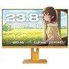Image de JAPANNEXT JN-IPS238G120F-HSP - Écran LED - jeux - 23.8" - 1920 x 1080 Full HD (1080p) @ 120 Hz - IPS - 300 cd/m² - 1200:1 - HDR10 - 0.5 ms - HDMI, VGA - haut-parleurs - jaune pastel