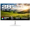 Image de JAPANNEXT Écran PC Bureautique 28 4K UHD 60Hz Blanc IPS AMD FreeSync JN-IPS2802UHDR-W