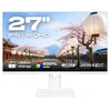 Image de JAPANNEXT Ecran PC Blanc 27" IPS WQHD (2560x1440) | JN-i27QR-C65W-HSP-W