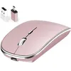 Image de Souris sans fil Rechargeable Ultra-mince - Rose