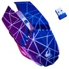 Image de Souris de jeu sans fil FREE WOLF X11 2,4GHz Rechargeable USB Muet Rétroéclairé LED 1600DPI - Noir