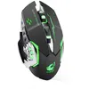 Image de Souris de jeu sans fil FREE WOLF X8 Rechargeable LED Rétroéclairé USB Optique Ergonomique - Noir