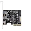 Image de SilverStone ECU05 - Adaptateur USB - PCIe 2.0 x2 profil bas - USB-C 3.1 x 1 + USB 3.0 x 2 + USB 3.0 (interne) x 2