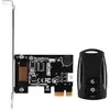 Image de Silverstone ES02-PCIe (Télécommande spécifique à l’appareil, Fréquence radio (RF)), Télécommande, Noir