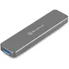 Image de Silverstone Sst-Ms09 (M.2, M.2 2260), Boîtier pour disques durs, Argent