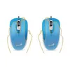 Image de Genius DX-110 - Souris - droitiers et gauchers - optique - 3 boutons - filaire - USB - bleu