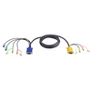 Image de ATEN Câble KVM 5m PS/2 avec SPHD 3 en 1 et audio - 5 m - 2L-5305P