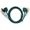 Image de Aten 2L-7D02U Câble KVM avec connecteurs USB et DVI-D, Câble pour commutateur KVM