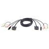 Image de ATEN Câble KVM DVI-D USB Single Link 1,8m - 1,8 m - DVI-D - 2L-7D02U