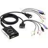 Image de Aten Cs682, Commutateur KVM, Noir