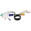 Image de Aten Câble PS/2-KVM avec SPHD 3 en 1 et audio, Câble pour commutateur KVM