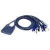 Image de ATEN Petite CS64US - Commutateur écran-clavier-souris/audio/USB - 4 x KVM / audio / USB - 1 utilisateur local - de bureau