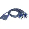 Image de Aten Cs64us, Commutateur KVM, Bleu