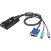 Image de Aten KA7520-AX Câble adaptateur VGA vers KVM PS/2, Câble pour commutateur KVM