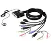 Image de ATEN CS692 - Commutateur écran-clavier-souris/audio - 2 x KVM / audio - 1 utilisateur local - de bureau