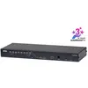 Image de Aten KH2508A : KVM Cat à 8 ports 2 consoles, Commutateur KVM, Noir