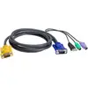 Image de Aten 2L-5302UP Câble de connexion KVM VGA, Câble pour commutateur KVM