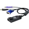Image de Aten 1 x RJ-45 femelle, 2 x USB Type A mâle, 1 x HDB-15 mâle, LED /orange, plastique, Câble pour commutateur KVM