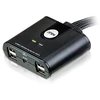 Image de ATEN US424 commutateur écran, clavier et souris Noir US424-AT
