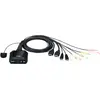 Image de Aten CS22H, Commutateur KVM, Noir