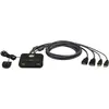 Image de Aten CS22HF, Commutateur KVM, Noir