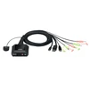 Image de ATEN CS52DP commutateur écran, clavier et souris Noir CS52DP-AT