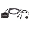 Image de ATEN US3312-AT commutateur écran, clavier et souris Noir US3312-AT