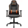 Image de Cougar Fauteuil Fusion S (Noir/Orange), Chaise gaming, Multicolore, Noir, Orange