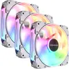 Image de Cougar Lot de 3 Ventilateurs de boitier Apolar RGB - 12cm (Blanc) (120 mm, 3x), Ventilateur PC, Multicolore, Blanc