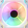 Image de Ventilateur Gaming - Cougar Gaming - SC140ARGB - Blanc - Pales inversées - 140 mm - Effet Miroir Infini - Silencieux, ARGB