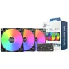 Image de Montech GF120 PWM (120 mm, 3x), Ventilateur PC, Noir