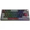 Image de Montech Mkey PRO 75% - Darkness Gateron G Pro 3.0 Brown - Nordic - Black/Red (DE, Filaire), Clavier, Rouge, Multicolore, Noir
