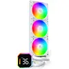 Image de Montech HyperFlow Digital 360 White, Refroidissement liquide CPU, Blanc