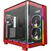 Image de Montech King 95 Pro (ATX, mATX, Mini-ITX), Boîtier PC, Transparent, Rouge, Noir
