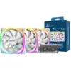 Image de Montech Lot de 3 Ventilateurs de boitier AX120 RGB - 12cm (Blanc) (120 mm, 3x), Ventilateur PC, Blanc