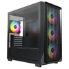 Image de Boîtier PC Micro ATX - Montech - X5M - Ventilateurs ARGB - Panneau en verre - Fibre de carbone